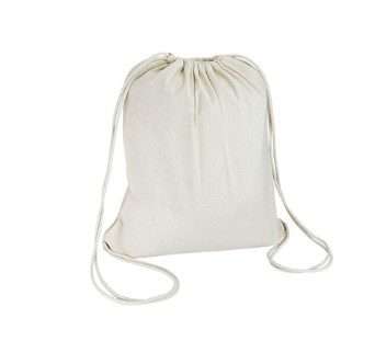 MOCHILA 100% ALGODÓN 38x41 cm.