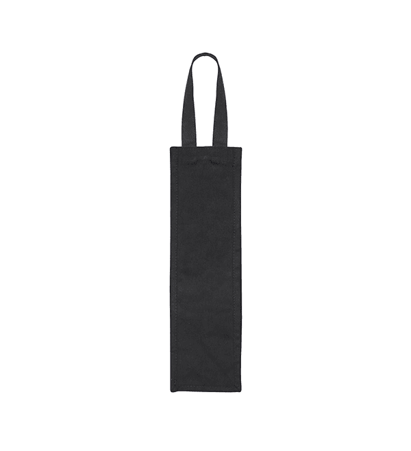 BOLSA BOTELLA DE VINO 100% ALGODÓN CANVAS 10x35x10cm - Imagen 2