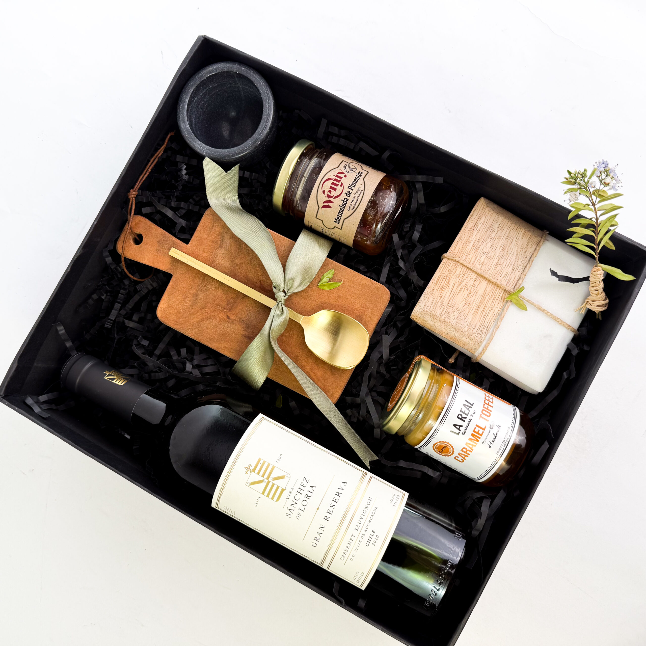 CAJA GOURMET APERITIVO DULCE MARMOL Y MADERAS - Imagen 3