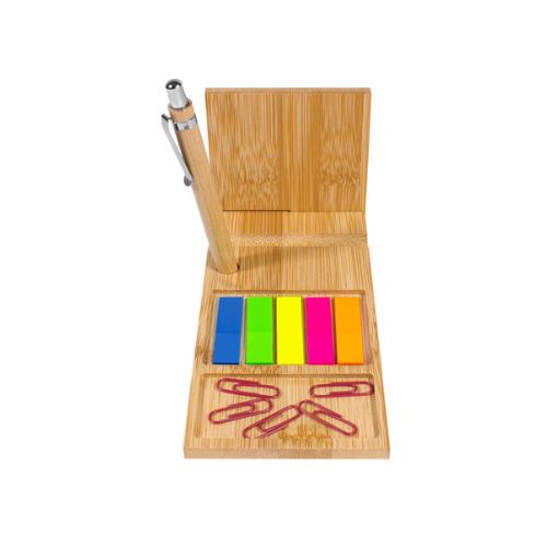 ORGANIZADOR DE ESCRITORIO DE BAMBÚ