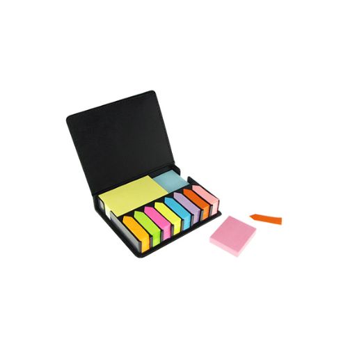 SET DE NOTAS ADHESIVAS PU NEGRO