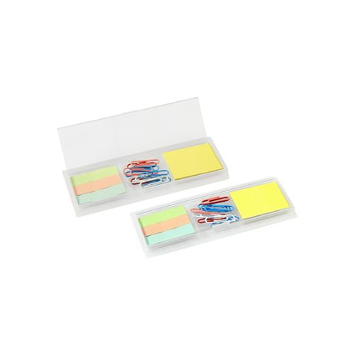 PORTA NOTAS ADHESIVAS CON CLIPS