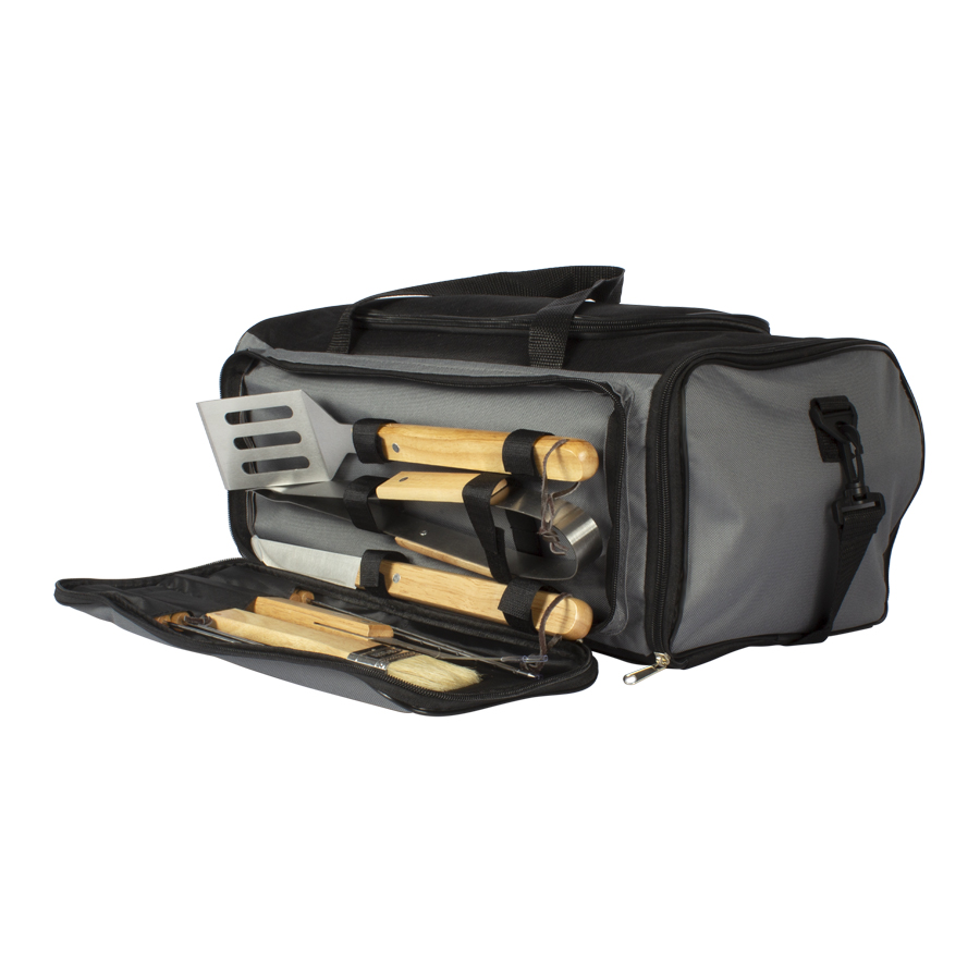 SET BOLSO - COOLER - PARRILLA - HERRAMIENTAS - Imagen 7