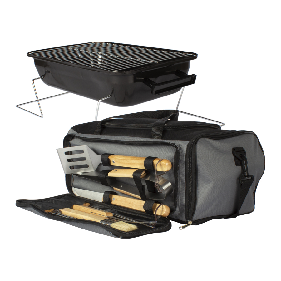 SET BOLSO - COOLER - PARRILLA - HERRAMIENTAS - Imagen 10