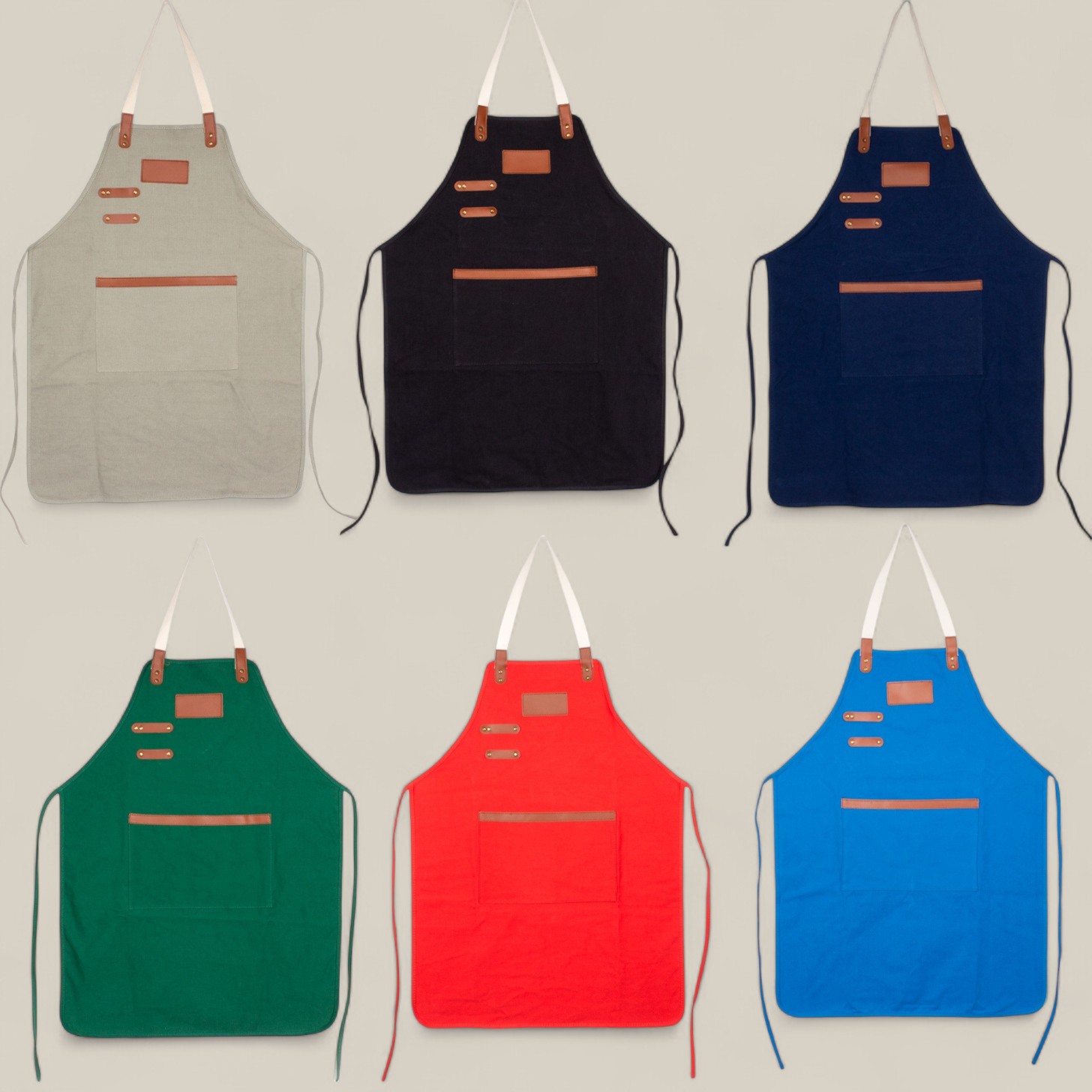 PECHERA ASADOR CANVAS ALGODÓN - Imagen 3