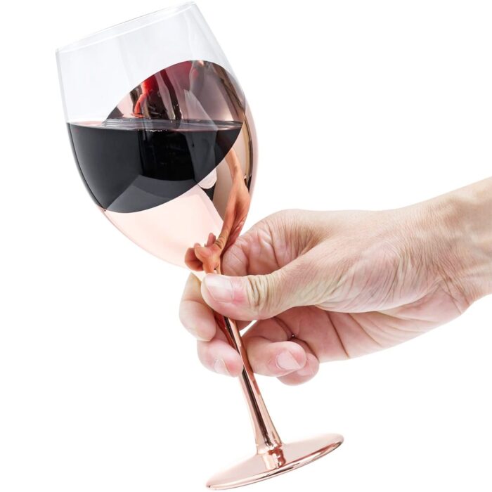 SET DE COPAS Y DECANTADOR PARA VINOS COBRIZADO - Imagen 7