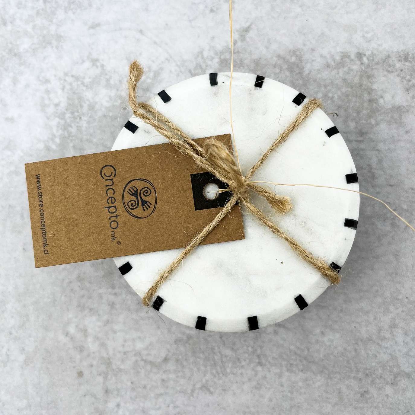 POSAVASOS MARMOL RAYITAS - Imagen 2
