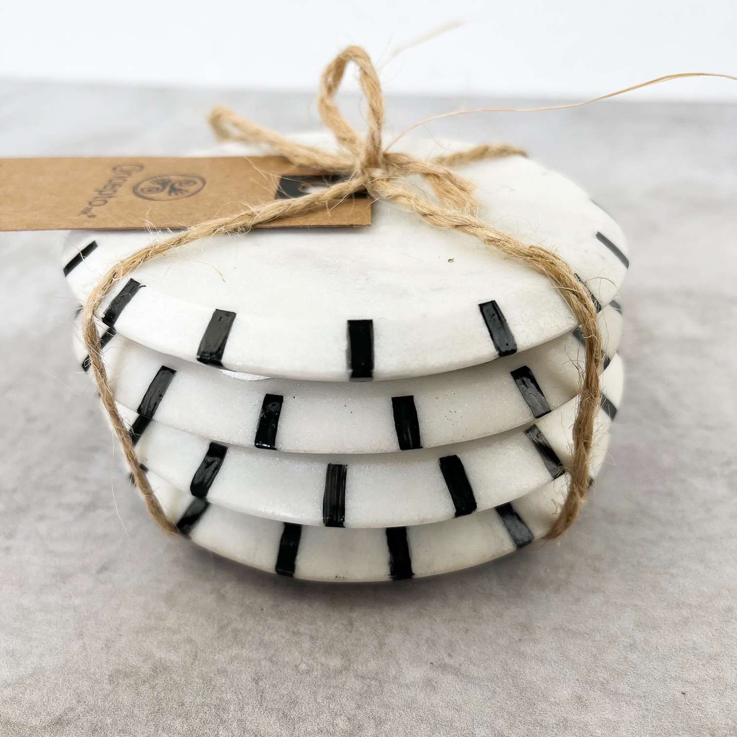 POSAVASOS MARMOL RAYITAS - Imagen 3