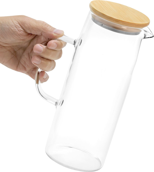 JARRA TAPA DFE BAMBU EN BOLSA YUTE - Imagen 4