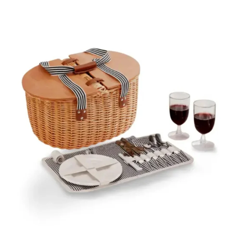 CANASTO PICNIC COOLER JACINTA - Imagen 6