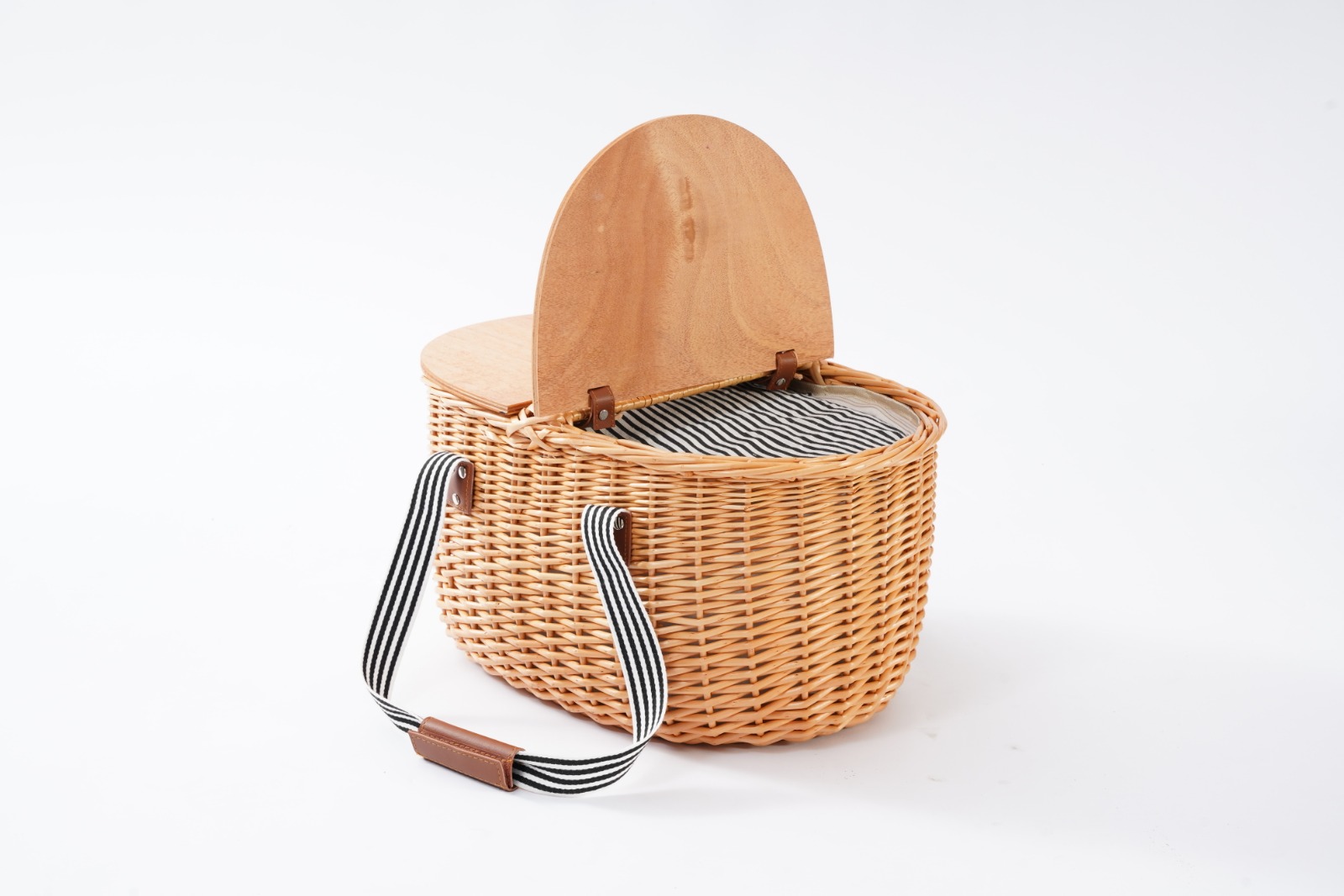 CANASTO PICNIC COOLER JACINTA - Imagen 3