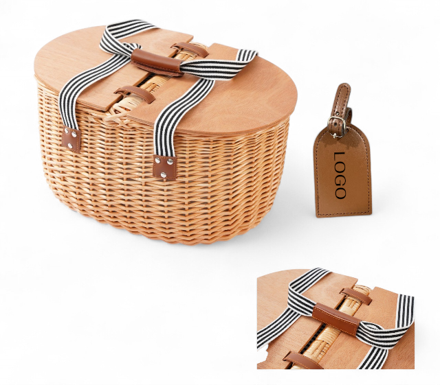 CANASTO PICNIC COOLER JACINTA - Imagen 9