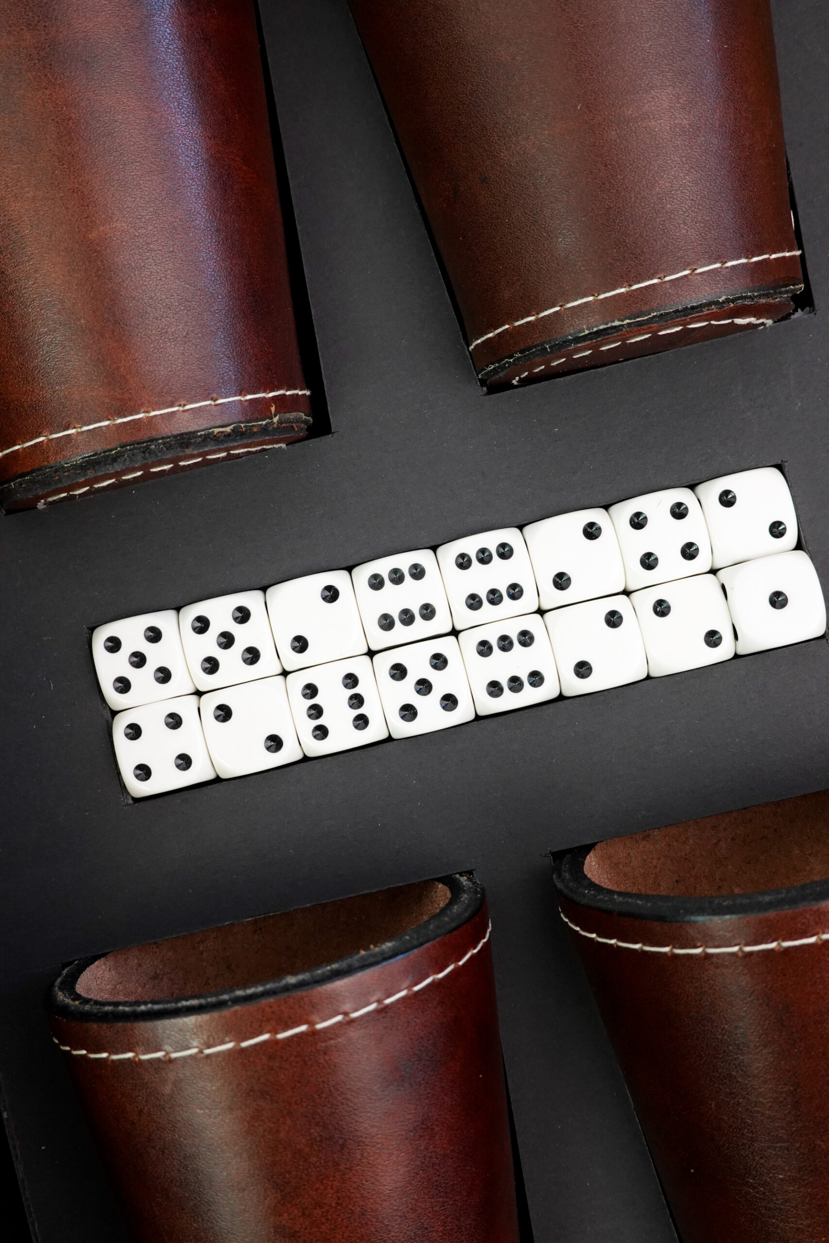JUEGO CACHOS CUERO EN CAJA PREMIUM - Imagen 3