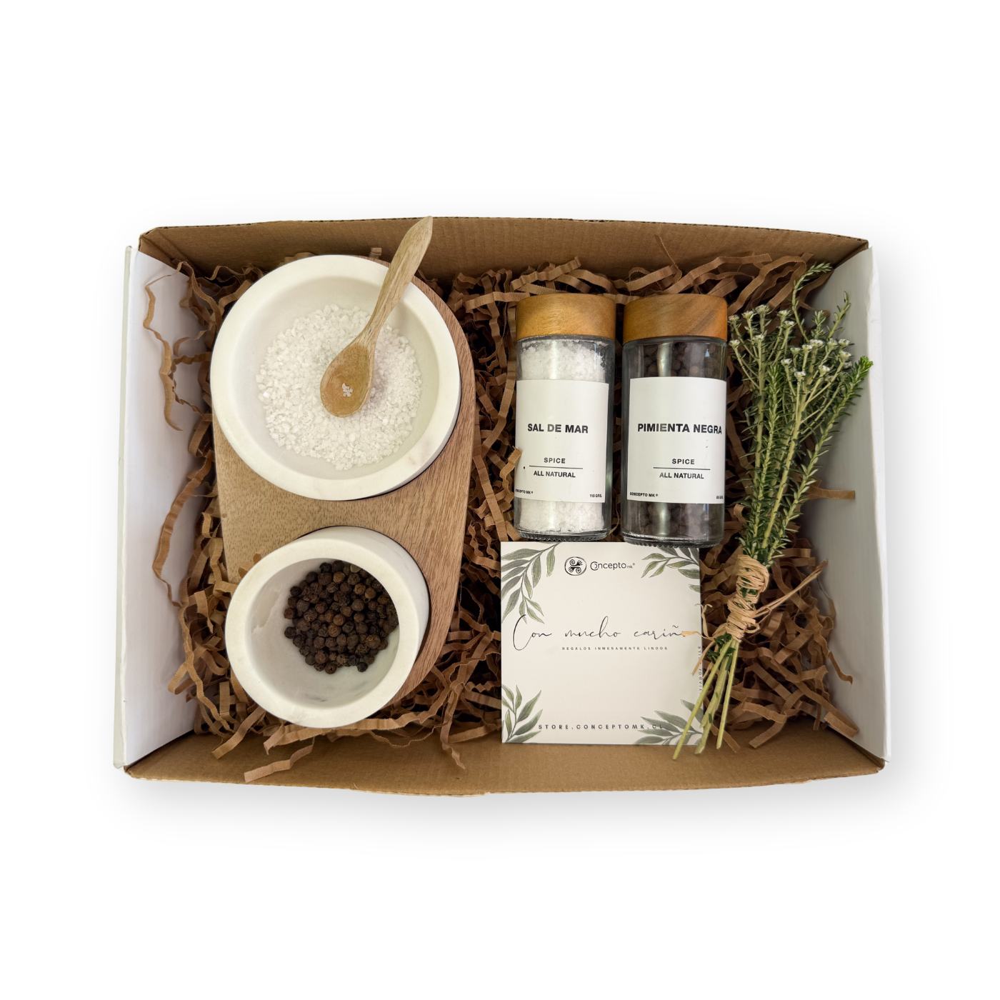 CAJA MARMOL OLIVETTE + CONDIMENTOS - Imagen 2