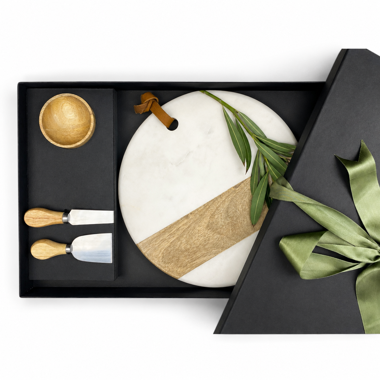 CAJA TABLA MARMOL + ACCESORIOS