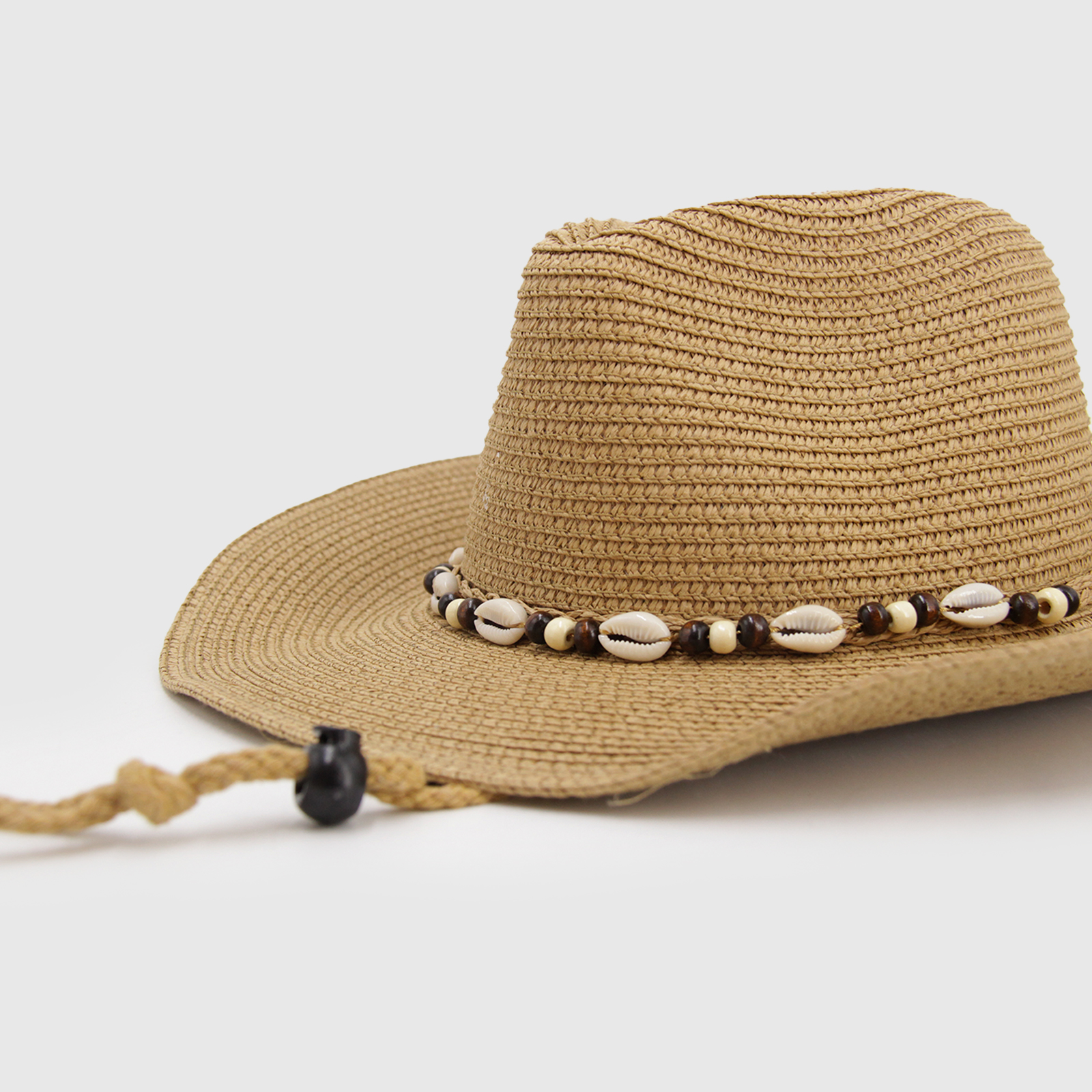 KIT PLAYA SOMBRERO CONCHITAS + TOALLA TURCA - Imagen 5